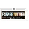 Family-11CT Stamped Cross Stitch Kit(90x30cm)
