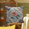 Spring Flower-11CT Stamped Cross Stitch Pillowcase 45*45cm tapestrymarket