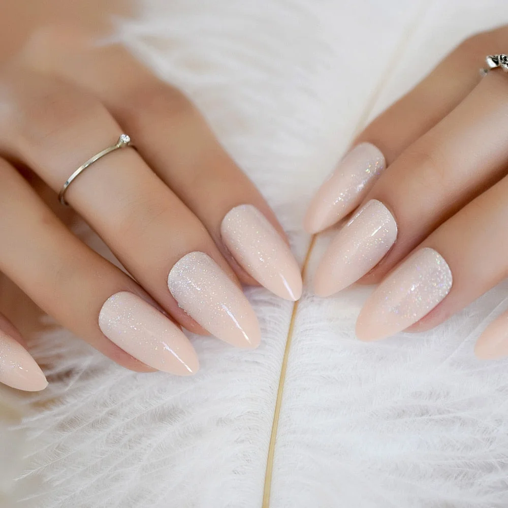 Optional Pure Black Color Detachable Medium Coffin Gelx Tips Matto False Hand Nail Stick On Finger Nails Simple Design 24Pcs/Set-Nail Inspo