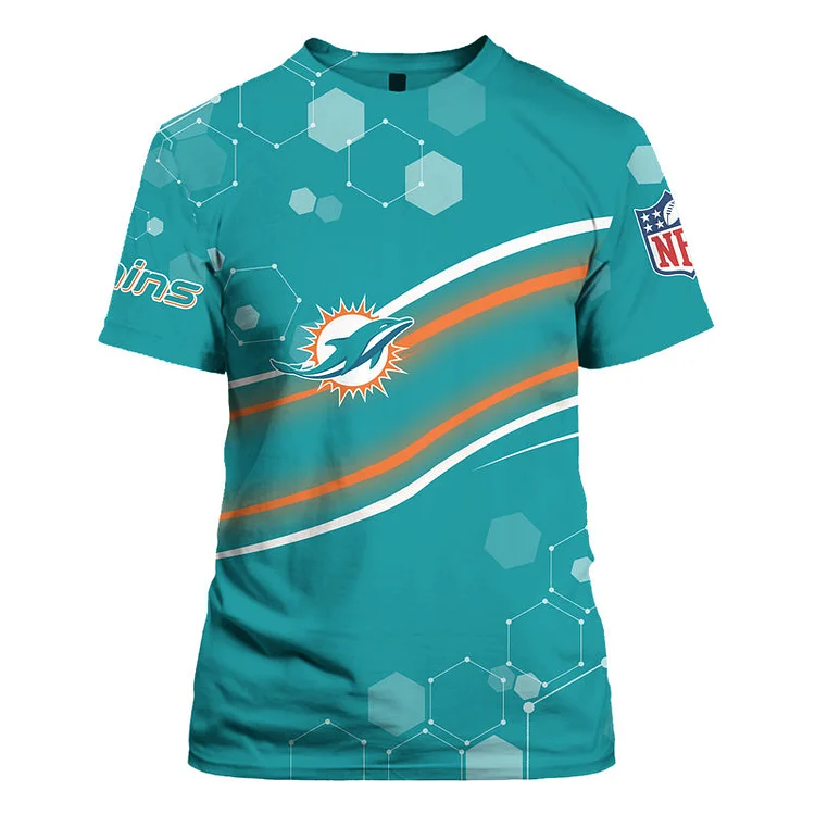 Miami Dolphins All Over Print T-Shirt