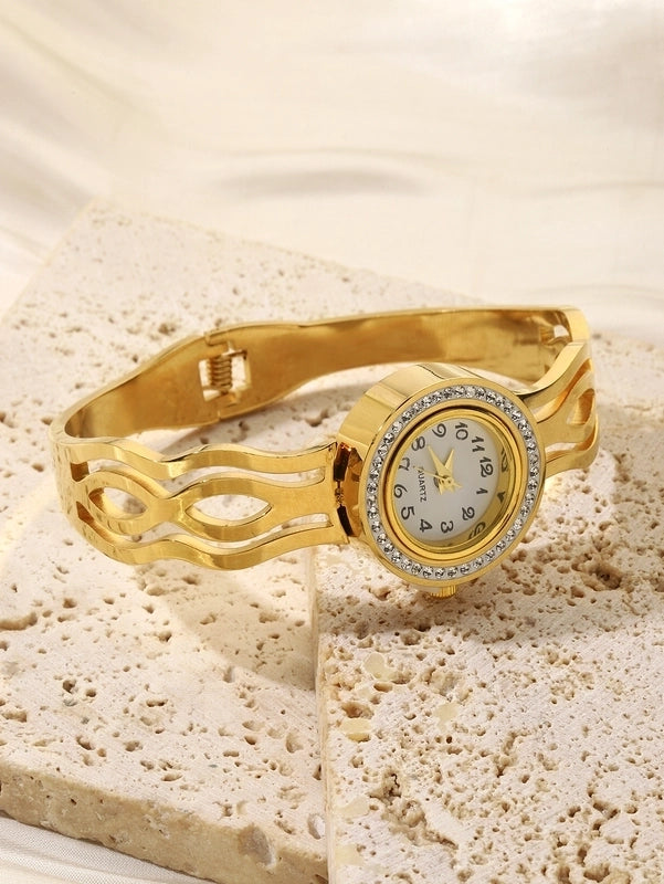 Elegant Solid Color Quartz Women’s Watches