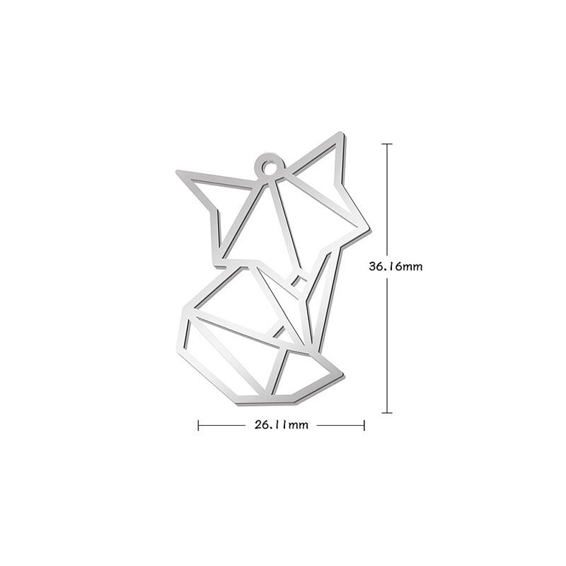 1 Piece 304 Stainless Steel Animal Pendant Jewelry Accessories