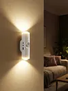 Rechargeable Stick on Night Light W/ Motion Sensor Magnetic Cordless LED Wall Night Lights for Bedroom Bedside Hallway Courtyard Doorway