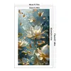Lotus-11CT Stamped Cross Stitch 40*70cm/15.75*27.56in(Big Size)