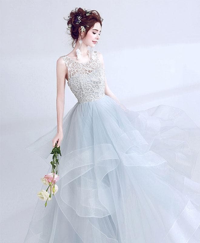 Amazing Tulle Lace Long Prom Dress, Formal Dress