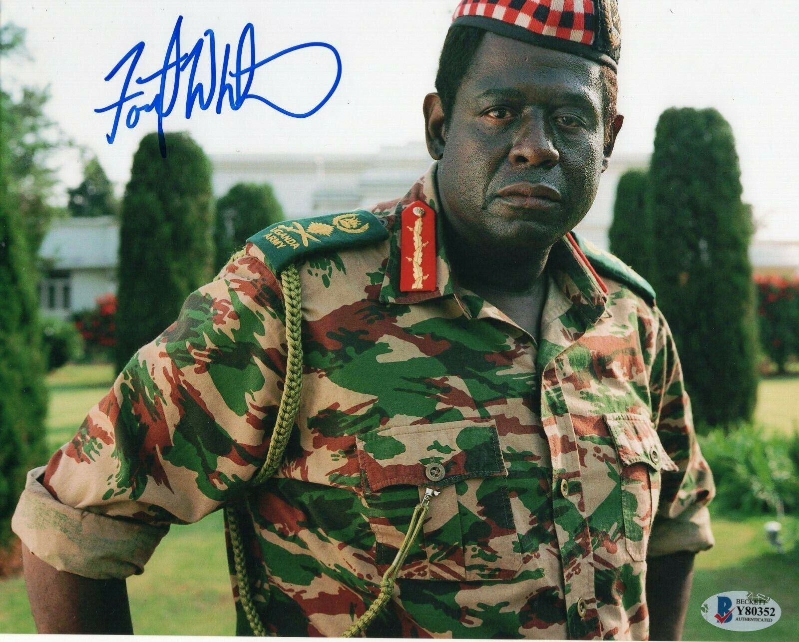 Forest Whitaker Signed 8x10 Photo Poster painting Last King of Scotland w/Beckett COA Y80352