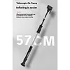 Portable Bicycle Pump 120PSI Air Pump Bike Tire Hand Inflator for MTB Road Bike