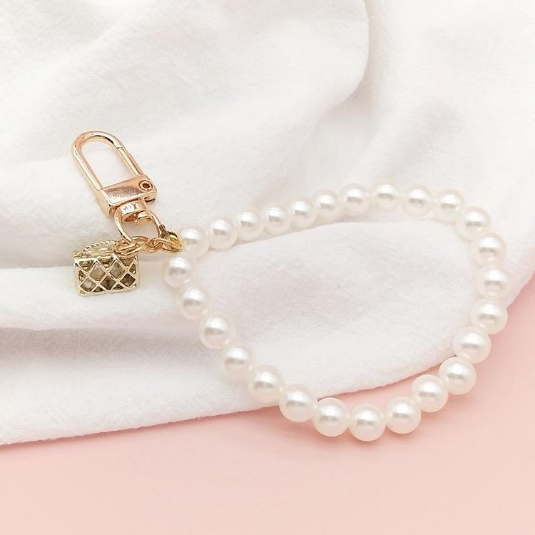 Kawaii Pearls Bag Keychain