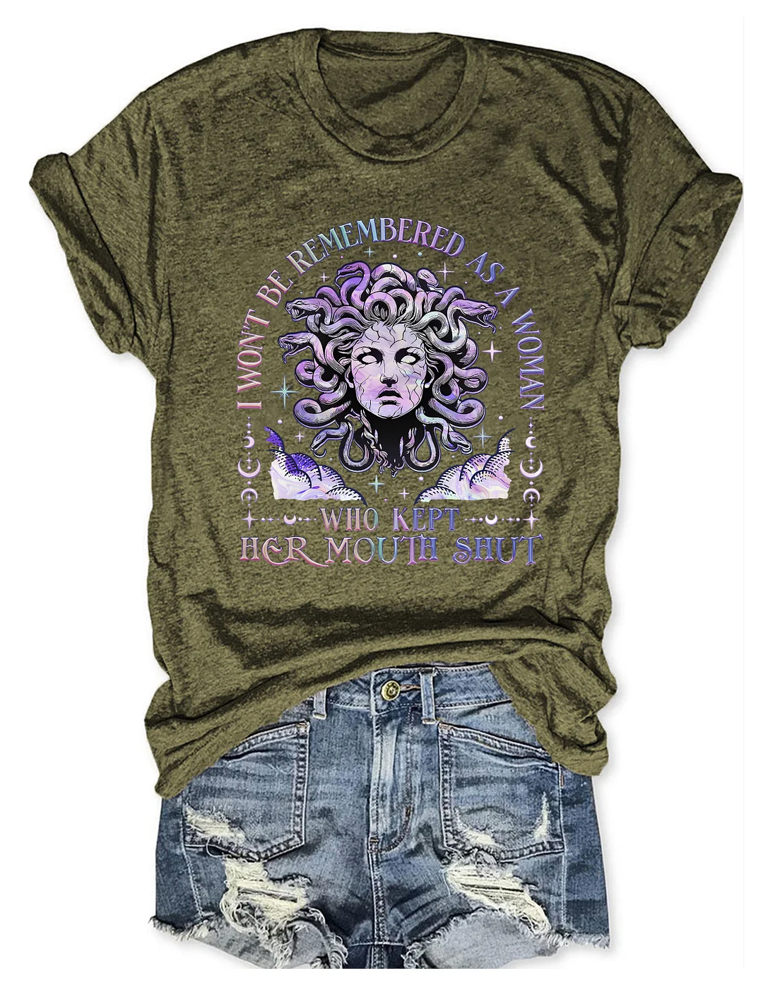 I Won't Be Remembered As A Woman Who Kept Her Mouth Shut T-shirt