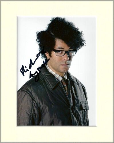 RICHARD AYOADE THE IT CROWD PP MOUNTED 8X10 SIGNED AUTOGRAPH Photo Poster painting