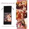 5D DIY Special Shaped Drill Diamond Painting Christmas Deer Wine Bottle Bags Covers Kits