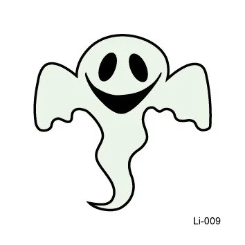 Sdrawing Glowing Tattoo Stickers Children's Glowing Toy Spider Pumpkin ghost Face Simulation Cartoon Luminous Tattoo Stickers