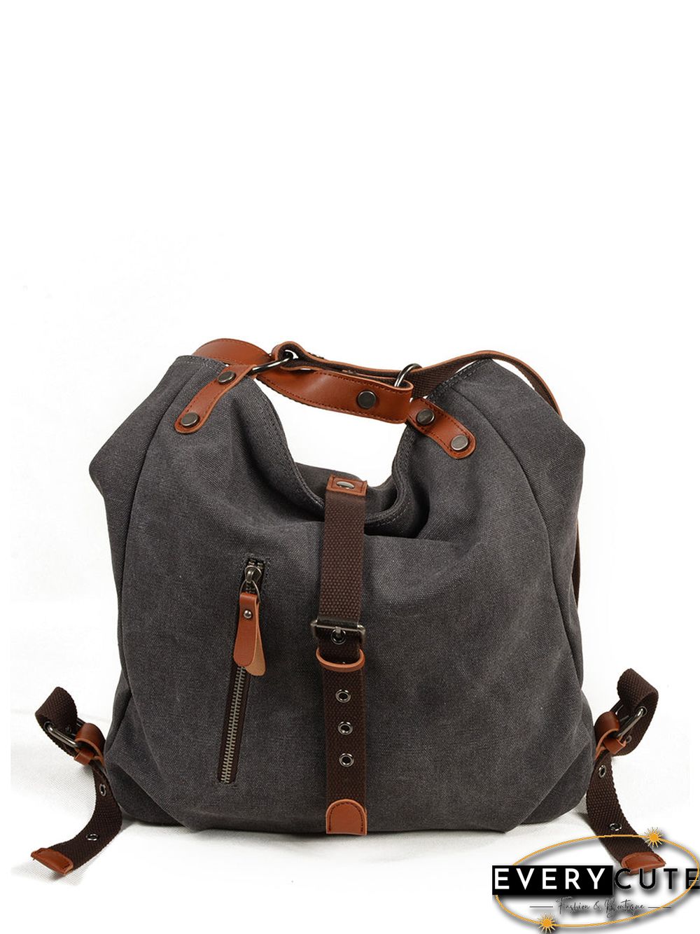 Women Casual Canvas Shoulder Bag Backpack