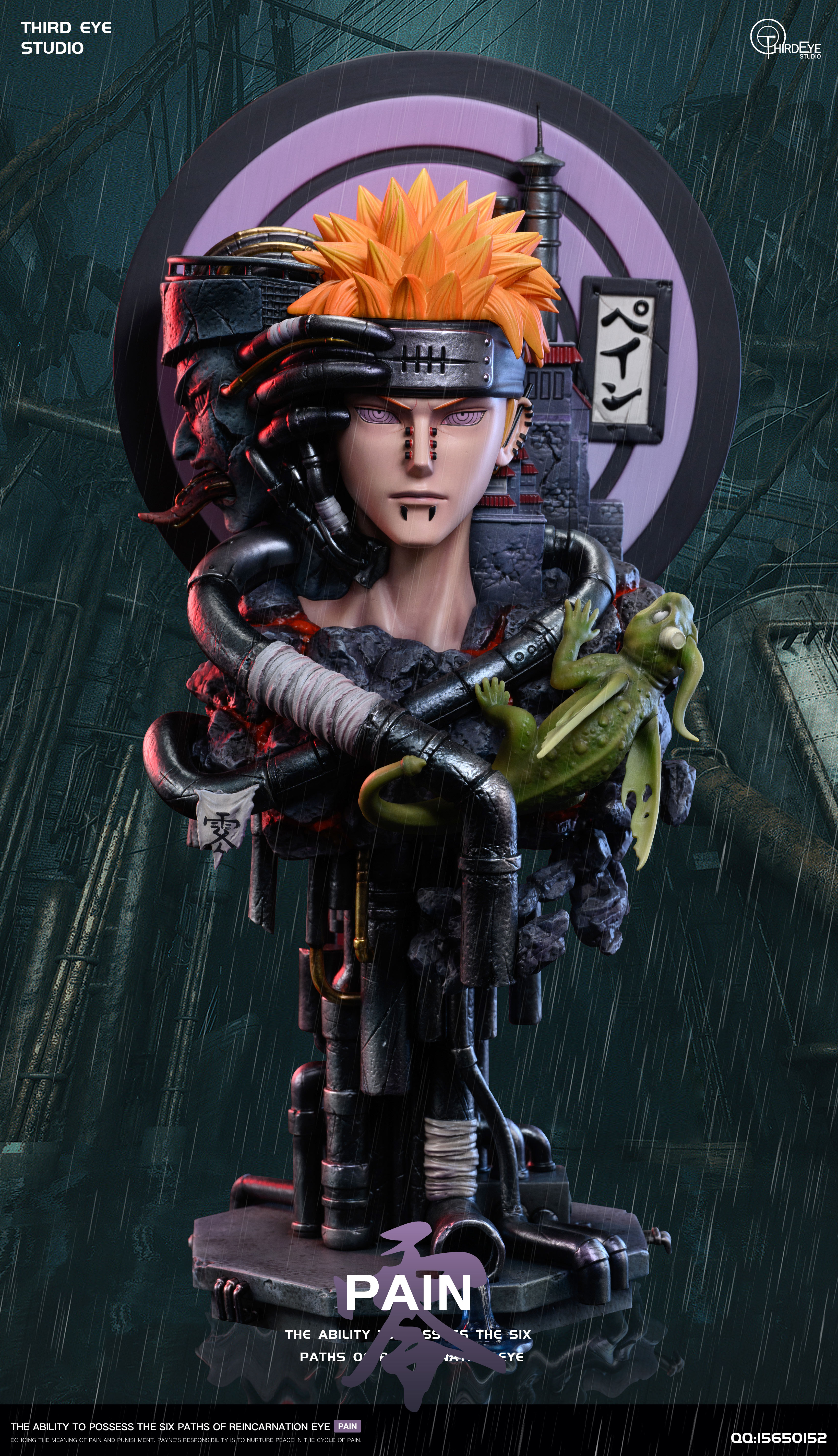 Third Eye Studio - NARUTO Pain Bust 1/3 Statue(GK)-