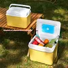 15L Camping Cooler Box Insulated Ice Chest Portable Ice Bucket for Outdoor Use