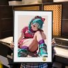A3 & 4K Size Genius Girl Bulma Decorative Painting - Dragon Ball - HuangGua Studio