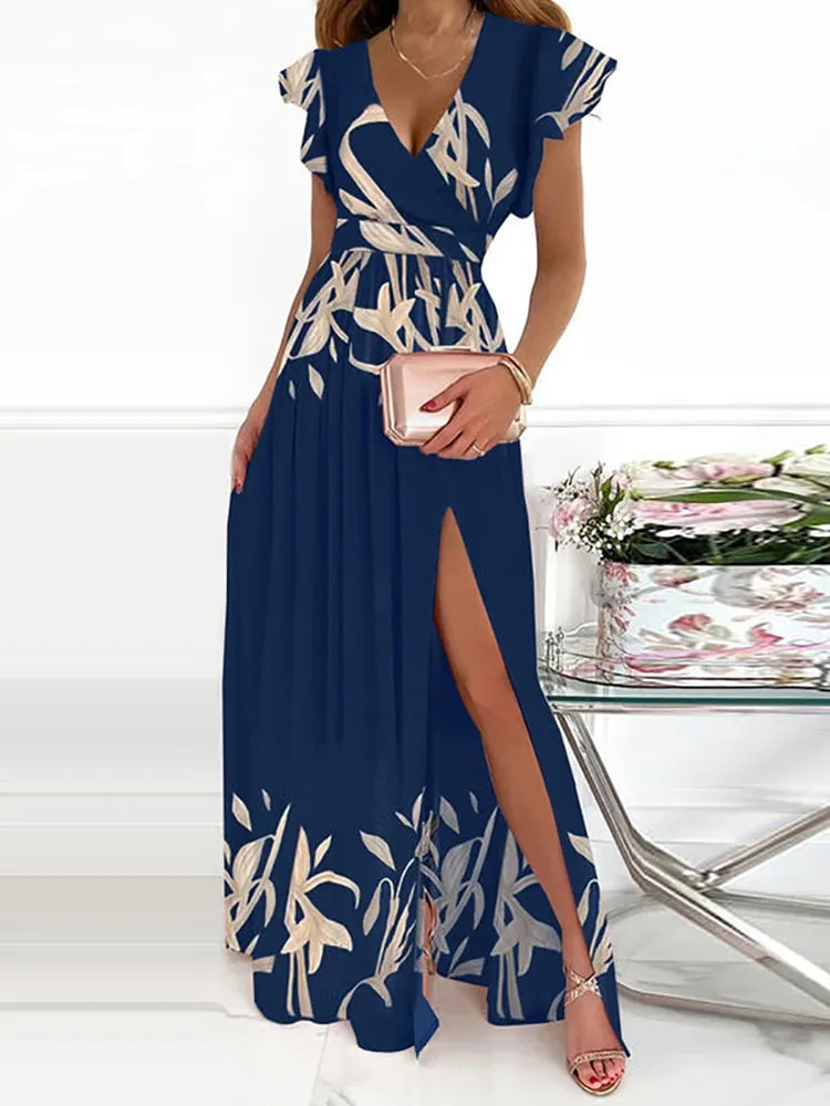 Women Sexy Hollow Out Sleeveless Party Dress Elegant Solid Color Women Split Dress Casual Female Long Dress Vestido 2021 Holiday