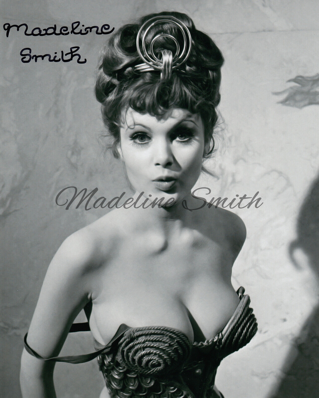 UP POMPEII - Madeline Smith Officially Signed Photo Poster paintinggraph POMPEII01