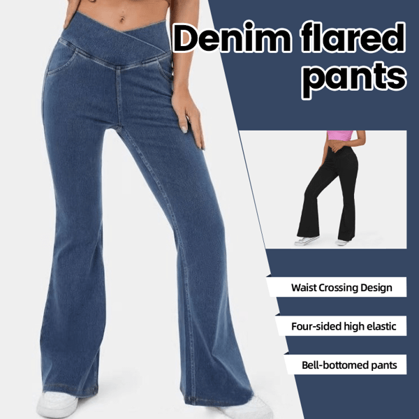 ✨Stretchy Jeans High Waisted Crossover⏰Last Day 50% Off