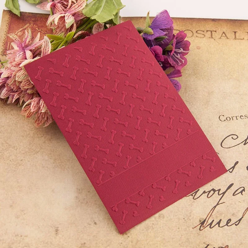 Bone DIY Plastic Embossing Folders for DIY Scrapbooking Paper Craft/Card Making Decoration Supplies