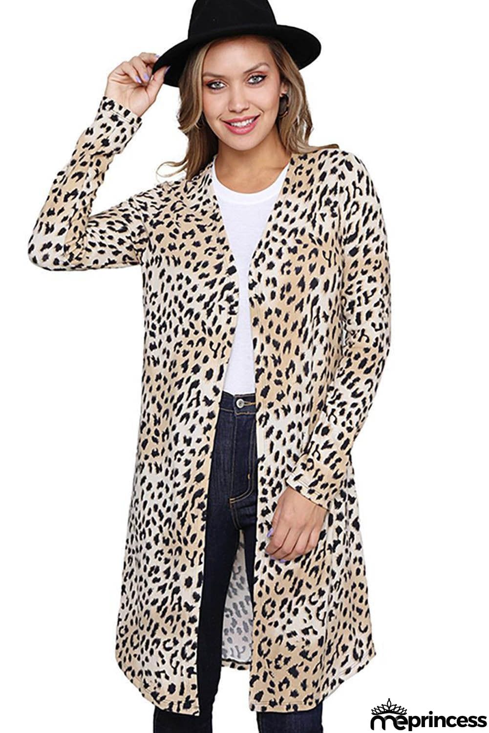 Print Long Cardigan