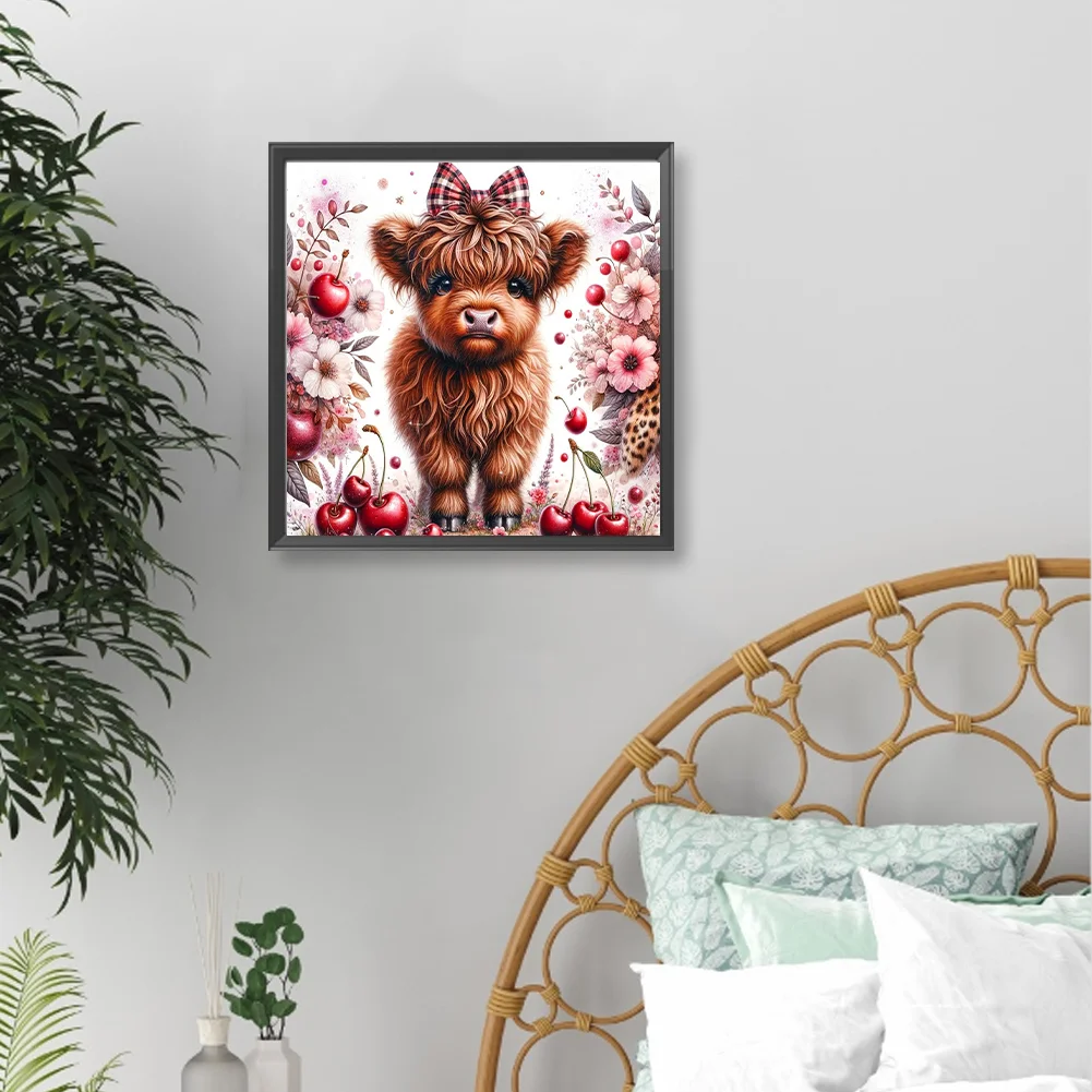 Diamond Painting - Full Round Drill - Cow(Canvas|40*40cm)