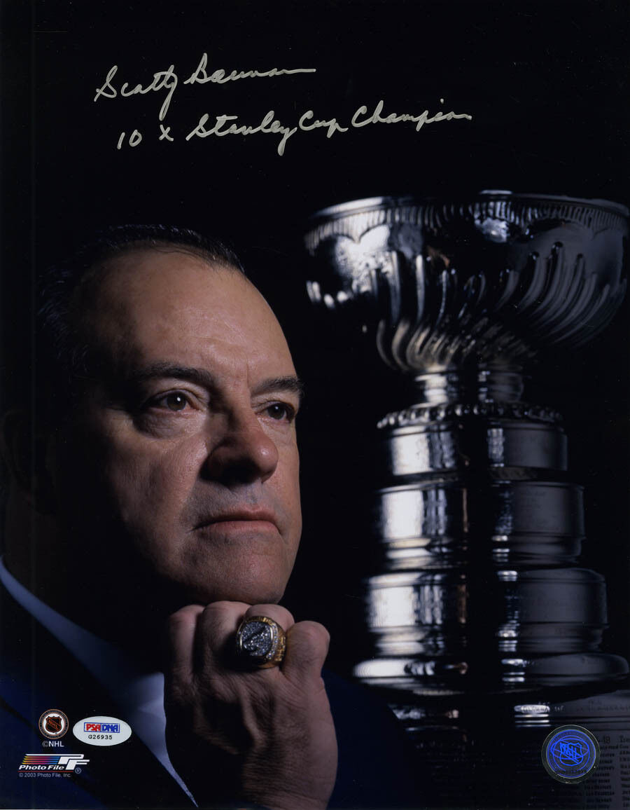 Scotty Bowman SIGNED 11x14 Photo Poster painting + 10 x Stanley Cup Champion PSA/DNA AUTOGRAPHED