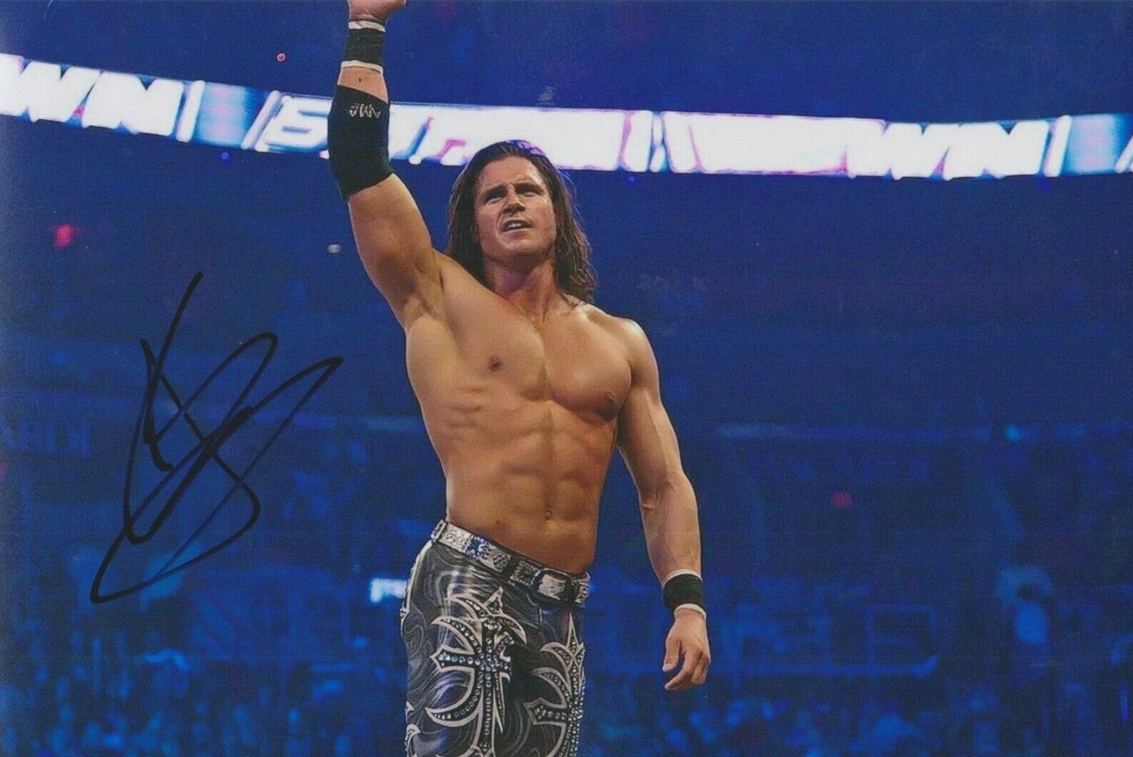 John Morrison (WWE) **HAND SIGNED** 8x12 Photo Poster painting ~ AUTOGRAPHED