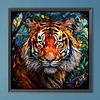 Diamond Painting-DIY Full Round Drill Tiger(40*40 CM)