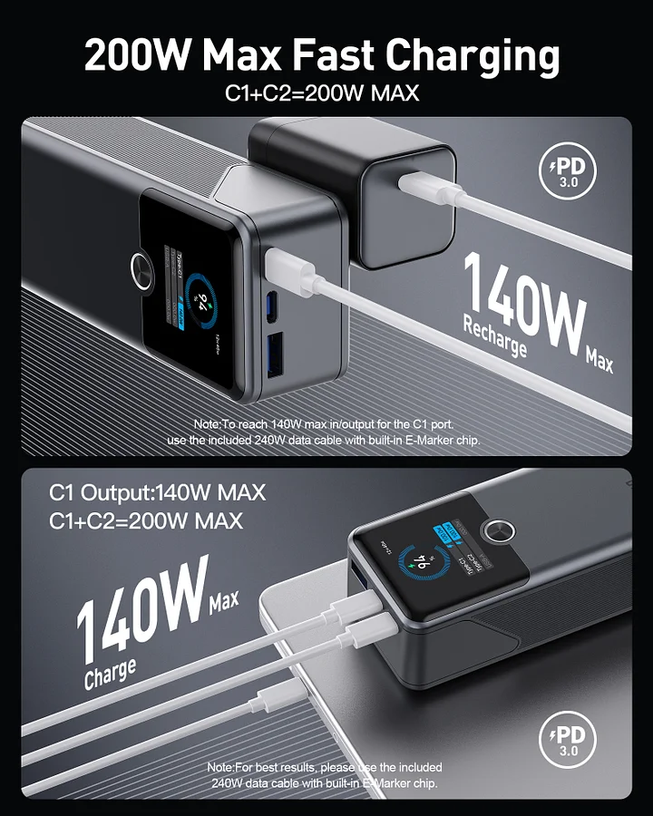 SIXTHGU 140W モバイルバッテリー PowerTower P1