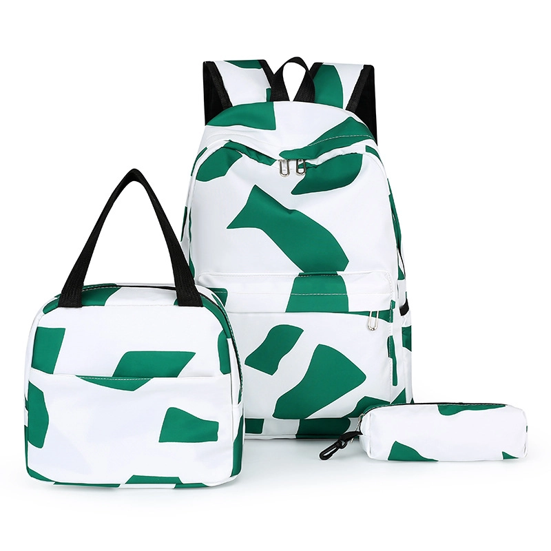 Three-piece Backpack Three-in-one Shoulder Bag Lunch Box Pencil Bag School Bag