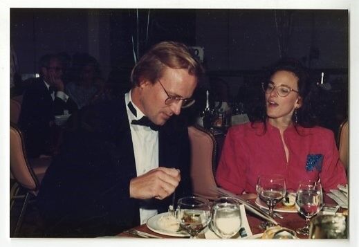 Marlee Matlin & William Hurt - Vintage Candid Photo Poster painting by Peter Warrack