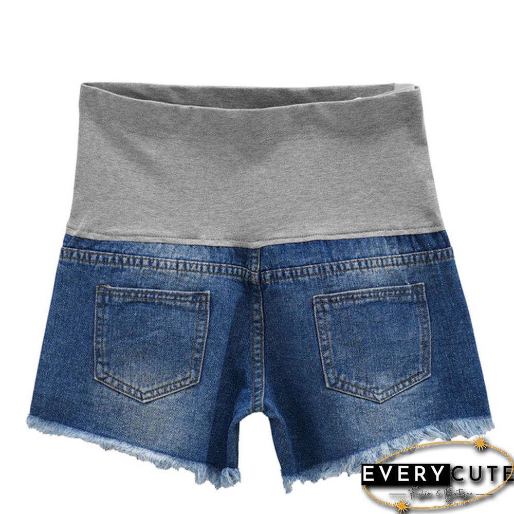 Pregnant women's Denim Shorts Summer Pregnant Casual Short For Women Pregnacy Shorts
