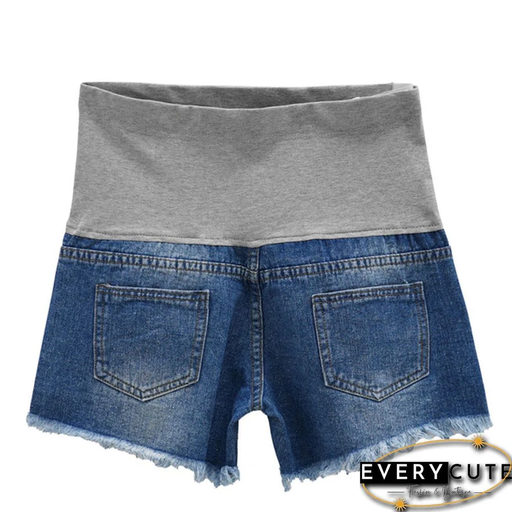 Pregnant women's Denim Shorts Summer Pregnant Casual Short For Women Pregnacy Shorts