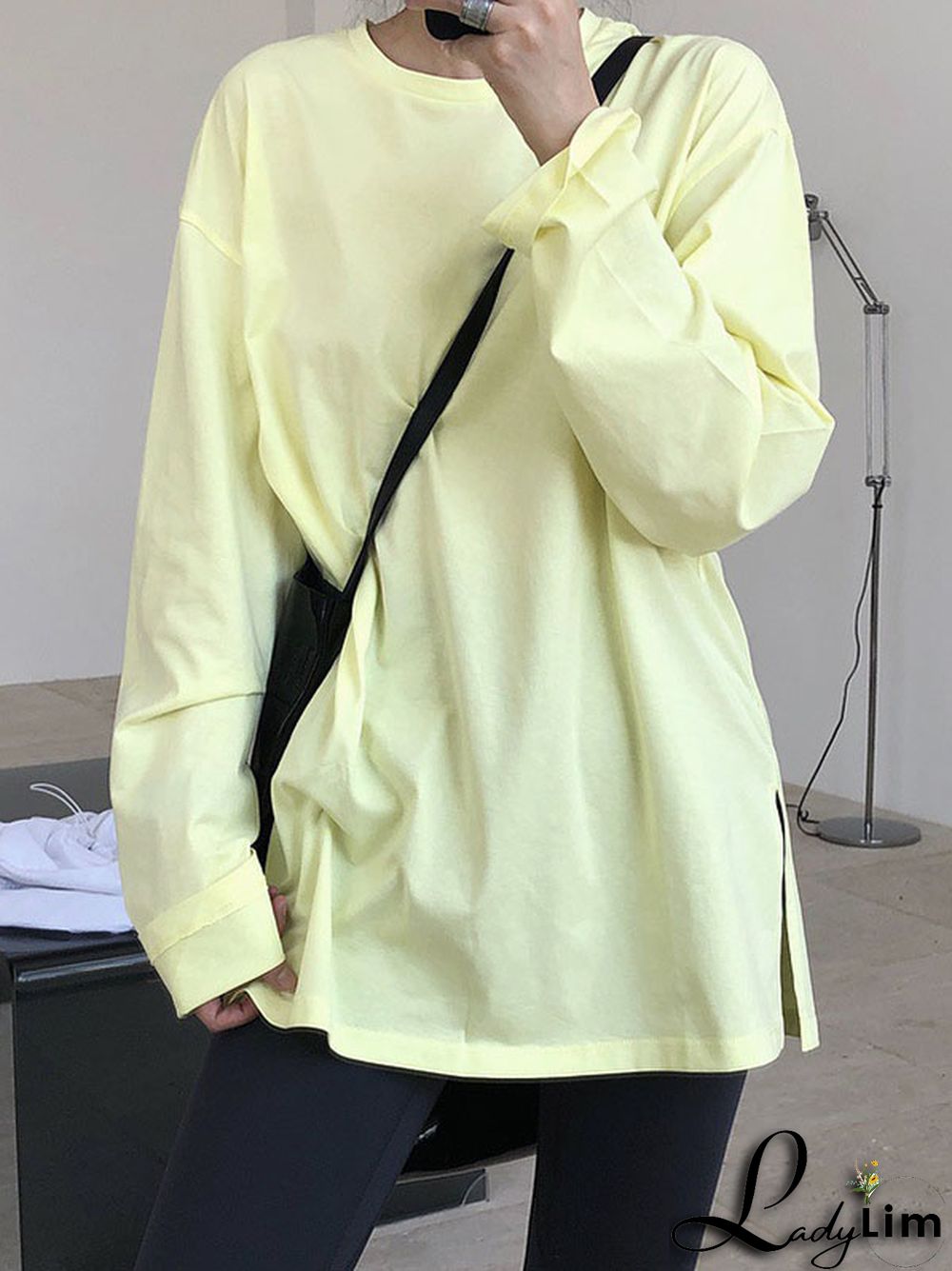 Original Solid Long Sleeve T-Shirts Tops