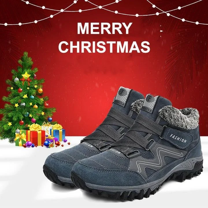 [#1 Trending Winter 2021] Wondertela™ Snowy Villi Leather Ankle Boots