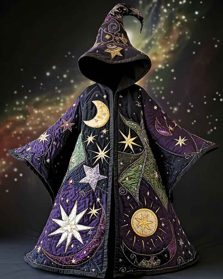 The moon and The stars long wizard cape 0b4a