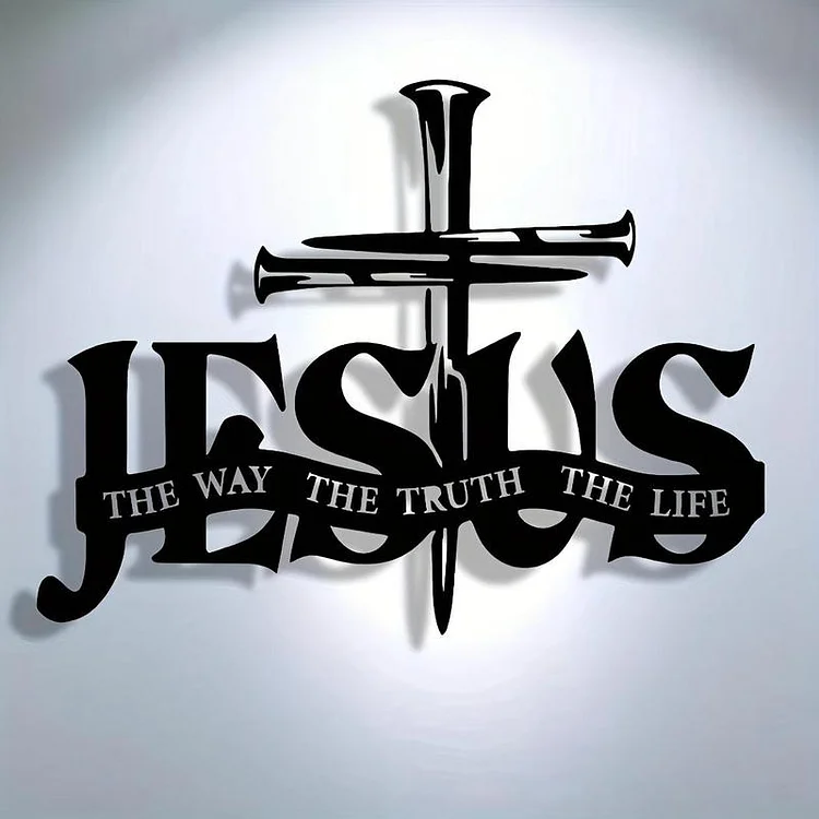 Jesus & Cross Design Wall Art