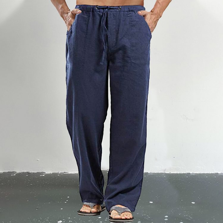 loose straight casual pants