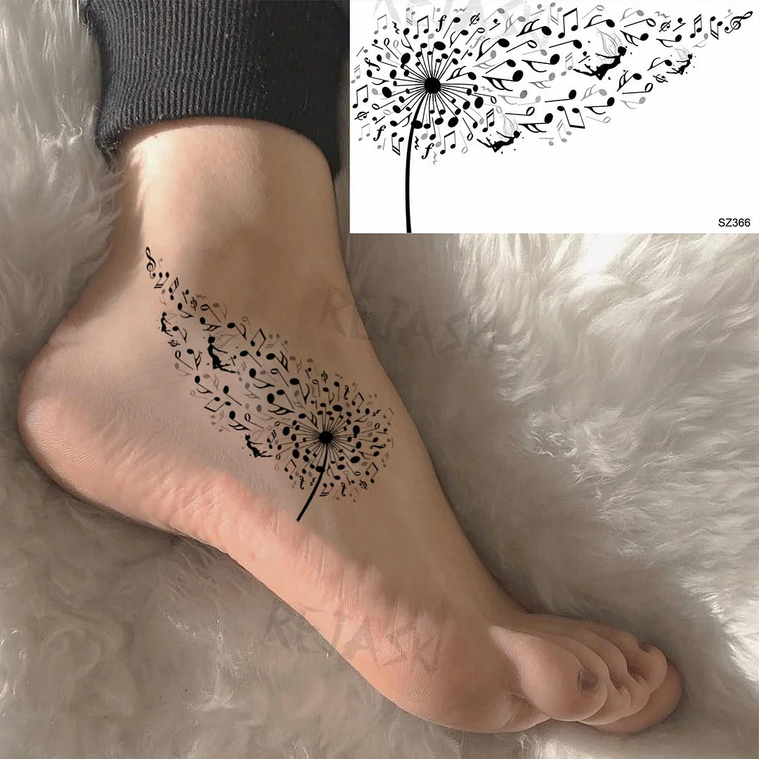 Realistic Sunflower Fashion Wrist Temporary Tattoos For Women Gilr Butterfly Geometry Fake Tattoo Custom Armbands Washable Tatoo