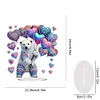 DIY Polar Bear Acrylic Special Shape Diamond Painting Tabletop Decor