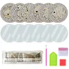 [Upgrade]6pcs/set DIY Diamond Painting Waterproof Case Classic Animal Pearl Art Coaster Gift Decor Set
