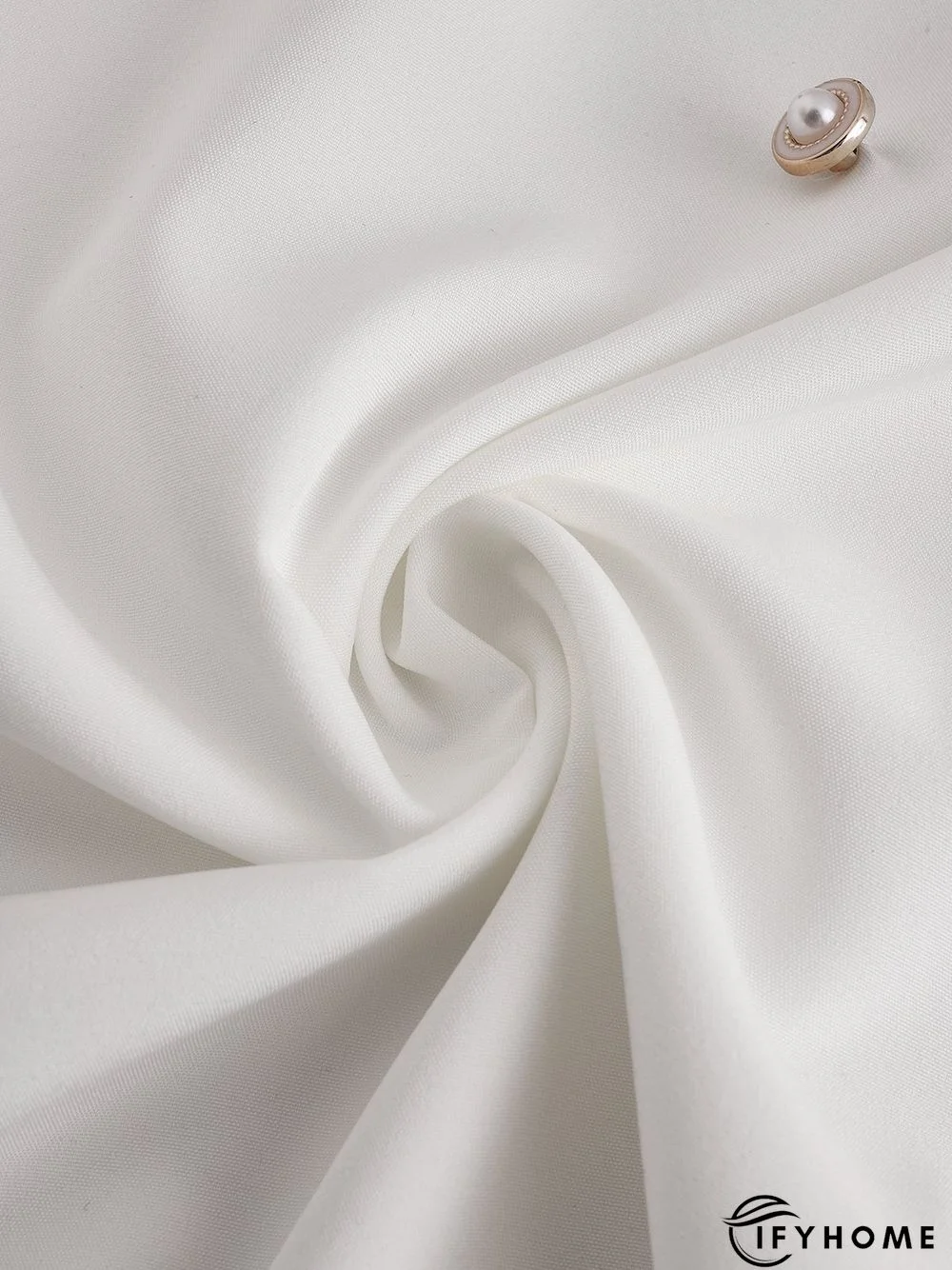 Plain Lace Buttoned Short Sleeve Tops | IFYHOME