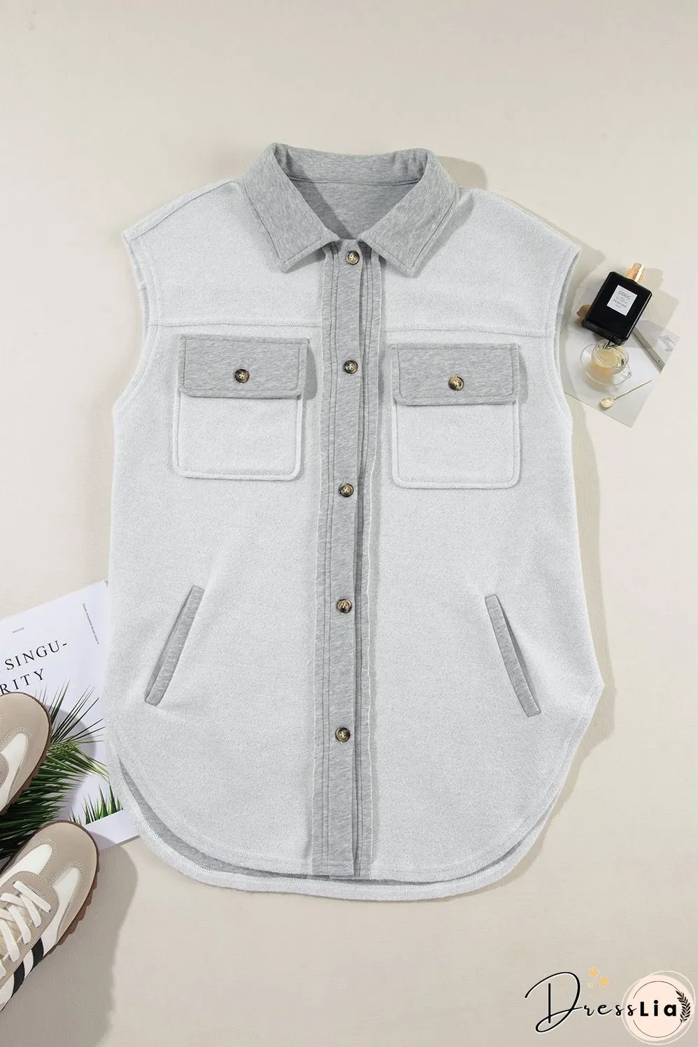 Cozy Denim Vest