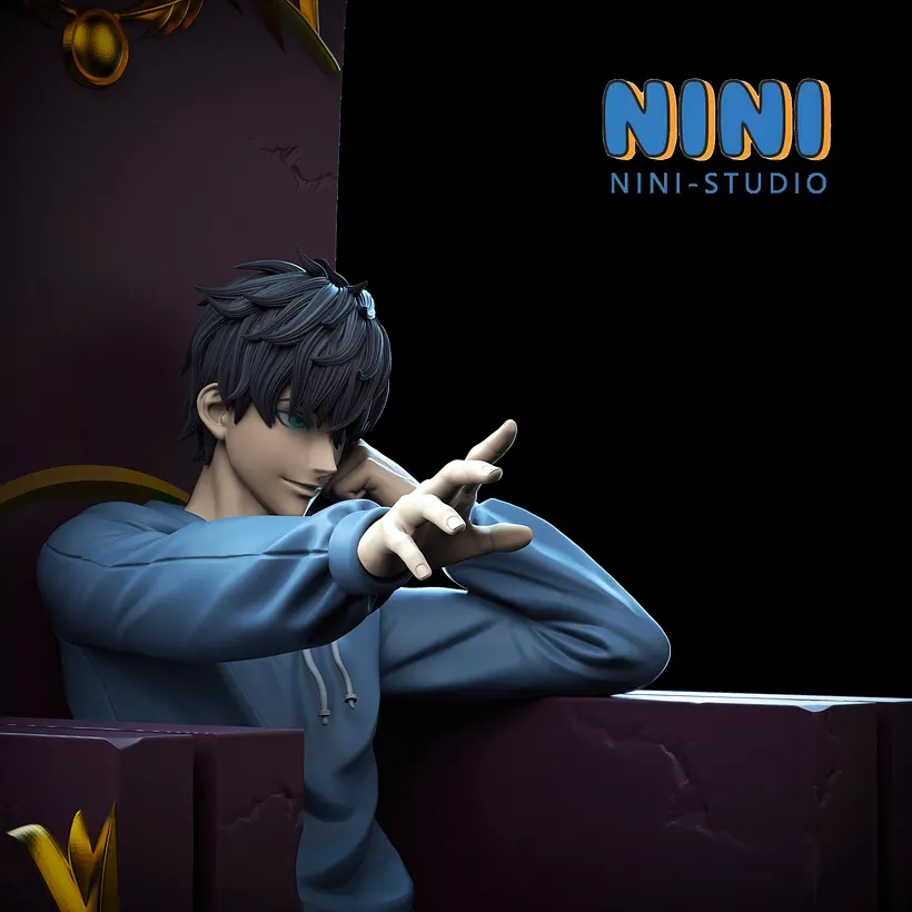 Nini Studio - Solo Leveling Throne Sung Jin Woo Statue(GK)