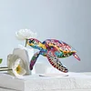 (US Only)2D Flat Sea Turtle Print DIY Desktop Diamond Art Kits Bedroom Table Decoration