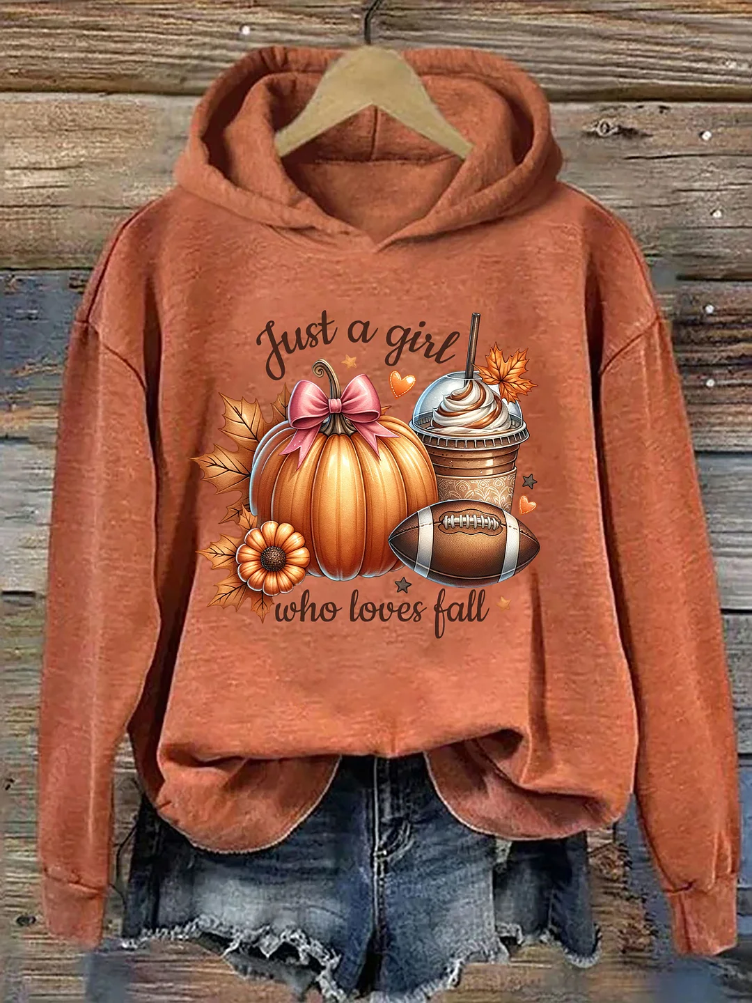 Just A Girl Who Loves Fall Hoodie