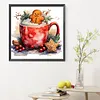 >SALE<5D DIY Full Round Drill Diamond Painting Christmas Mug Drinks Kit Decor 30x30cm