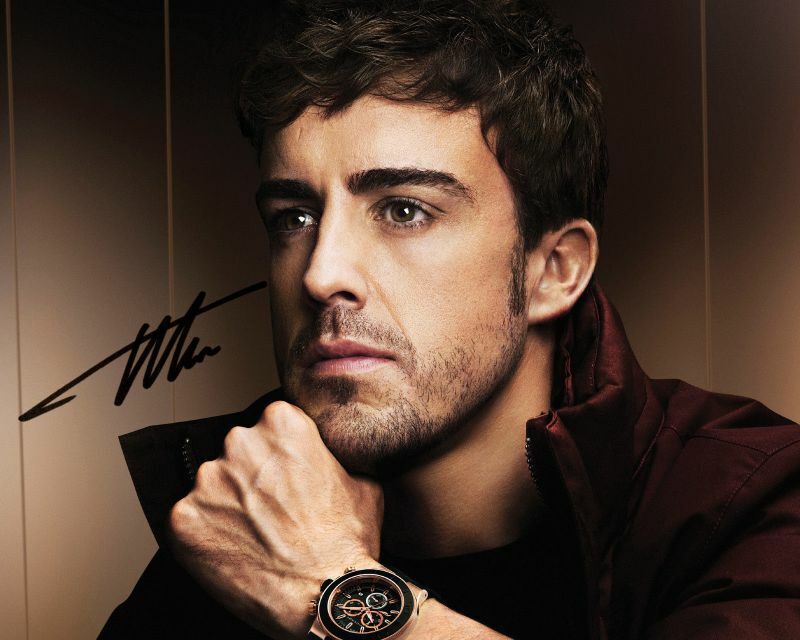 Fernando Alonso Autograph Signed Photo Poster painting Print