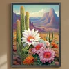 Diamond Painting-DIY Full Round Drill Desert Cactus Flowers